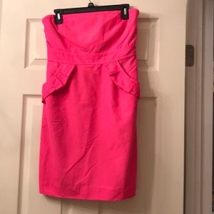 Pink J Crew dress, size 8